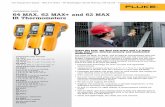 TECHNICAL DATA 64 MAX, 62 MAX+ and 62 MAX IR Thermometers€¦ · The Fluke 64 MAX, 62 MAX+ and 62 MAX IR Thermometers have the . precision you need to do your job accurately and