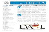 june 2015 dicta - Dallas Association of Young Lawyers · DICTA June 2015 From the President Jonathan Childers Charles Gearing, Editor 214-220-7420 l 214-220-7422 fax Cherie Harris