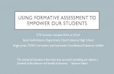 USING FORMATIVE ASSESSMENT TO EMPOWER …...Uncovering Student Ideas in Science: Another 25 Formative Assessment Probes Vol.3 Uncovering Student Ideas in Science Physical Science and