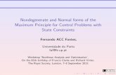 Nondegenerate and Normal forms of the Maximum Principle for Control Problems …faf/preprints/S2015-london.pdf · 2015-09-08 · Nondegenerate and Normal forms of the Maximum Principle