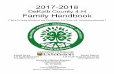 DeKalb County 4 H Family Handbook - MU Extensionextension.missouri.edu/dekalb/documents/family handbook/DeKalb_… · DeKalb County 4-H Family Handbook ... 4-H is encouraged to be