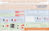 AAV5-miHTT gene therapy demonstrates sustained … Huntington mouse model poster FINAL.pdfAAV5-miHTT gene therapy demonstrates sustained huntingtin lowering and functional improvement