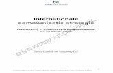 Internationale communicatie strategiehome.kpn.nl/IGWestra/samenvattingen/Hopman - Vertaling H1...communicatie strategie Ontwikkeling in cross cultural communications, PR en social