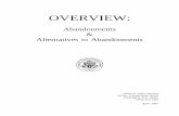 Abandonments Alternatives to Abandonments and...Abandonments & Alternatives to Abandonments Office of Public Services Surface Transportation Board Washington, D.C. 20423 (202) 565-1592