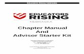 Chapter Manual And Advisor Starter Kitleader. As an Educators Rising Advisor you will be impacting the lives of Nebraska’s future teachers. A successful Educators Rising program