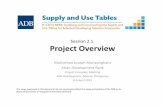 Session 2.1. Project Overview - Asian Development Bank€¦ · Session 2.1. Project Overview MahinthanJoseph Mariasingham Asian Development Bank Project Inception Meeting ADB Headquarters,