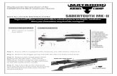 COMPONENTSTOOLS REQUIRED - Matador Arms · SABERTOOTH MK-II aluminum chassis. INSTALLATION INSTRUCTIONS COMPONENTSTOOLS Step 1. If your rifle is equipped with a bayonet, you will