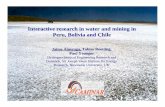 Interactive research in water and mining in Peru, Bolivia ...hummedia.manchester.ac.uk/schools/seed/andes/seminars/Amezag… · Interactive research in water and mining in Peru, Bolivia