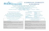 CORPUS CHRISTI CHURCH - ccwoodsideny.orgccwoodsideny.org/.../01/sept3_2017_corpuschristi.pdf · + Carmina de la Rosa + 12:30 PM + Virginia Croghan + Efrain Acosta Alvarado Family