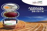ANNUAL REPORT 2015/16 Reports/ARC Annual...Agricultural Research Council | Annual Report 2015-16 10 CHIEF EXECUTIVE OFFICER’S INTRODUCTION MESSAGE FROM THE PRESIDENT AND CEO OF ARC
