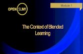 The Context of Blended Learning - Brockport The Context of Blended Learning . ... Blended Learning is