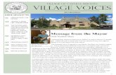 VILLAGE OF CAYUGA HEIGHTS VILLAGE VOICES and PDFs/News/Village...1 2017 Newsletter VILLAGE VOICES VILLAGE OF CAYUGA HEIGHTS Message from the Mayor Linda Woodard, Mayor I replaced Kate