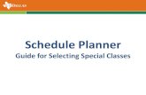 Schedule Planner - University of Texas at Dallas...on Schedule Planner under your Orion Self-Service. In Schedule Planner, Click on ‘Add Course’. Click on the ‘Search by Attribute’.