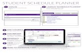 STUDENT SCHEDULE PLANNER - Amazon Web Services · PDF file TIPS FOR USING THE COLLEGE SCHEDULE PLANNER 1. You will find the College Schedule Planner Links in myHill > myAcademics >