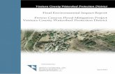 Final Environmental Impact Report Fresno Canyon Flood ... · Sections 15088, 15089, and 15132, the Ventura County Watershed Protection District has prepared the Final Environmental