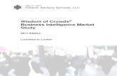 Wisdom of Crowds Business Intelligence Market Study TM – … · May 31, 2017