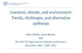 Livestock, climate, and environment: Trends, challenges ... · Possible alternative pathways • Investment in feed production technologies in major producing regions to reduce emissions