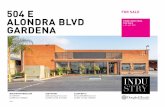 504 E FOR SALE ALONDRA BLVD...(1.0 MILE) 2-MIN DRIVE TO 110 FWY (1.0 MILE) 2-MIN TO 91 FWY (14 MILES) 25-MIN DRIVE TO LAX No warranty or representation is made to the accuracy of the