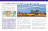 Exclusive UW departure – February 18-March 6, 2019 C s K ... · Exclusive UW departure – February 18-March 6, 2019 A tower of giraffe scan the horizon at Amboseli, in the shadow