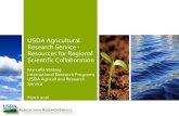 USDA Agricultural Research Service - Resources for ...sites.nationalacademies.org/cs/groups/pgasite/... · USDA Agricultural Research Service - Resources for Regional Scientific Collaboration