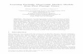 Learning Partially Observable Markov Models from First Passage …pdupont/pdupont/pdf... · 2007-10-12 · Learning Partially Observable Markov Models from FPT 93 (POMMs) which are