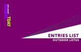 OUTDOOR LOTUS ALL ENTRIES - ADFEST 2020 ADFEST 2019 ALL ENTRY... · 2019-03-17 · outdoor lotus all entries code entry title brand company entering city od04/016 fin for a fin glide