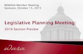 NEWASA Member Meeting Spokane, October 15, 2015 · $7,279/pupil is at p.6 of the State's 2013-15 Operating Budget Overview for Striking Amendment to 2ESSB 5034 [the adopted 2013-15