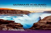 ULTIMATE ICELAND - Carleton College · Monday, June 29: Golden Circle tour: Thingvellir National Park, Geysir Geothermal Field, Gullfoss waterfall | Hella Check out of our Reykjavík