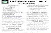 SHAMROCK Shout Out! October 2018...SHAMROCK Shout Out! October 2018 A great place to learn, teach, lead and succeed. October Events 2nd- John Glenn School Board mtg. 7 PM 9th – Fire