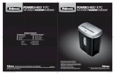 POWERSHRED P-7C POWERSHRED P-7C...©2012 Fellowes, Inc. Part No. 406572 Rev B Quality Office Products Since 1917 POWERSHRED ® P-7C POWERSHRED ® P-7C Please read these instructions