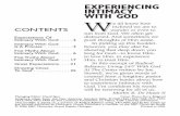 Experiencing Intimacy with God - Christians in …christians-in-recovery.org/attach/RBC/Experiencing...EXPERIENCING INTIMACY WITH GOD W e all know how inclined we are to wander or