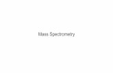 Mass Spectrometry - Chemistry · Mass Spectrometry (MS) THE MAIN USE OF MS IN ORG CHEM IS: • DETERMINE THE MOLECULAR MASS OF ORGANIC COMPOUNDS • DETERMINE THE MOLECULAR FORMULA