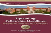 Upcoming Fellowship Deadlines - Florida State 2016 Upcoming... · PDF file for graduate study in the United States and Canada. Members of P.E.O. believe that education is fundamental