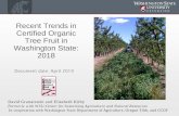 Recent Trends in Certified Organic Tree Fruit in Washington …tfrec.cahnrs.wsu.edu/organicag/wp-content/uploads/sites/... · 2019-04-29 · More data on the organic food sector are
