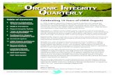 October 2012 National Organic Program Newsletter ... · October 1990 Congress passes Organic Foods Production Act (OFPA, Title XXI of the 1990 Farm Bill), setting the foundation for