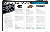 Active PreAmPs Product round-uP PArt ii - Orchid Electronicsorchid-electronics.co.uk/Pre-amp_review.pdf · all Orchid products are designed for simplicity, ease of use, reliability