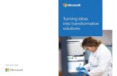 Turning ideas into transformative solutions · Azure Sphere microcontroller (MCU) New York, NY Microsoft Azure Sphere provides protection from the edge to the cloud, starting with