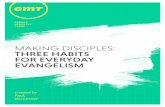 MAKING DISCIPLES: THREE HABITS FOR EVERYDAY …images.acswebnetworks.com/2013/266/ThreeHabitsforEverydayEvangelism.pdfDon’t feel like you need to pick apart every quote. Focus most
