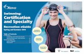 Swimming: Certification and Specialty · Brewer Ext. 37222 Fri. 5:45-6:30 pm Mar 29 12 10-14 years $74.75 1469435 Canterbury 613-247-4865 Thu. 5:30-6:30 pm Mar 21 9 10-14 years $74.75