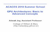 ACACES 2018 Summer School GPU Architectures: Basic to …adwaitjog.github.io/teach/acaces2018/acaces-2018-slides... · 2020-04-18 · Grp.1 W W Grp.2 W W Grp.3 W W Grp.4 W W Grp.1