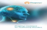 Phagenyx treatment for swallowing disorders...What is Phagenyx? Phagenyx is a treatment for swallowing disorders. The treatment involves very small amounts of electrical stimulation