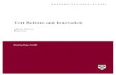 Tort Reform and Innovation - Harvard Business School Files/16... · introduction of caps on non-economic damages -that is, damages other than monetary losses, such as pain and suﬀering.
