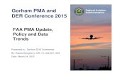 Gorham PMA conf 2015 3-16-2015gorham-tech.com/yahoo_site_admin/assets/docs/FAA_PMA_Update- … · Federal Aviation 5 Administration PMA Presentation - Gorham 2015 March 24, 2015 •