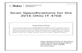 Scan Speciﬁ cations for the 2016 Ohio IT 4708...Scan Speciﬁ cations for the 2016 Ohio IT 4708 Important Note The following document (2016 Ohio IT 4708) contains grids for place-ment