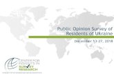 Public Opinion Survey of Residents of Ukraine · 2019-12-13 · 4 Geographical Key *Due to the Russian occupation of Crimea and the ongoing conflict in eastern Ukraine, residents