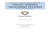 CCHD Regulation #2 - #2016 OSTS Cavalier County Health ... · CCHD Regulation #2 - #2016 OSTS 5 PART I - ADMINISTRATION I - NOTICE OF RULES AND REGULATIONS A. INTENT AND APPLICABILITY