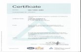 Certificate - Interpals, Resort de Vacances · Certificate Standard ISO 14001 :2004 Certificate RegistL No. 3.00_00013 TÜV Rheinland Ibérica Inspection, Certification &Testing S_A.