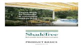 PRODUCT BASICS - shadetreeinstaller.comshadetreeinstaller.com/Product Basics Final low-res.pdf · PRODUCT BASICS Updated 9/1/14 Elegant Shade for residential & commercial outdoor