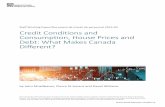 Credit Conditions and Consumption, House Prices and Debt ...€¦ · authors and may differ from official Bank of Canada views. No responsibility for them should be attributed to