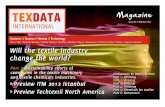 texdata mag 21preview30 · (wovens) Energy and water used for shrinkage control of the finished fabric. Finishing (knits & wovens) Energy, chemicals, and emissions to water related